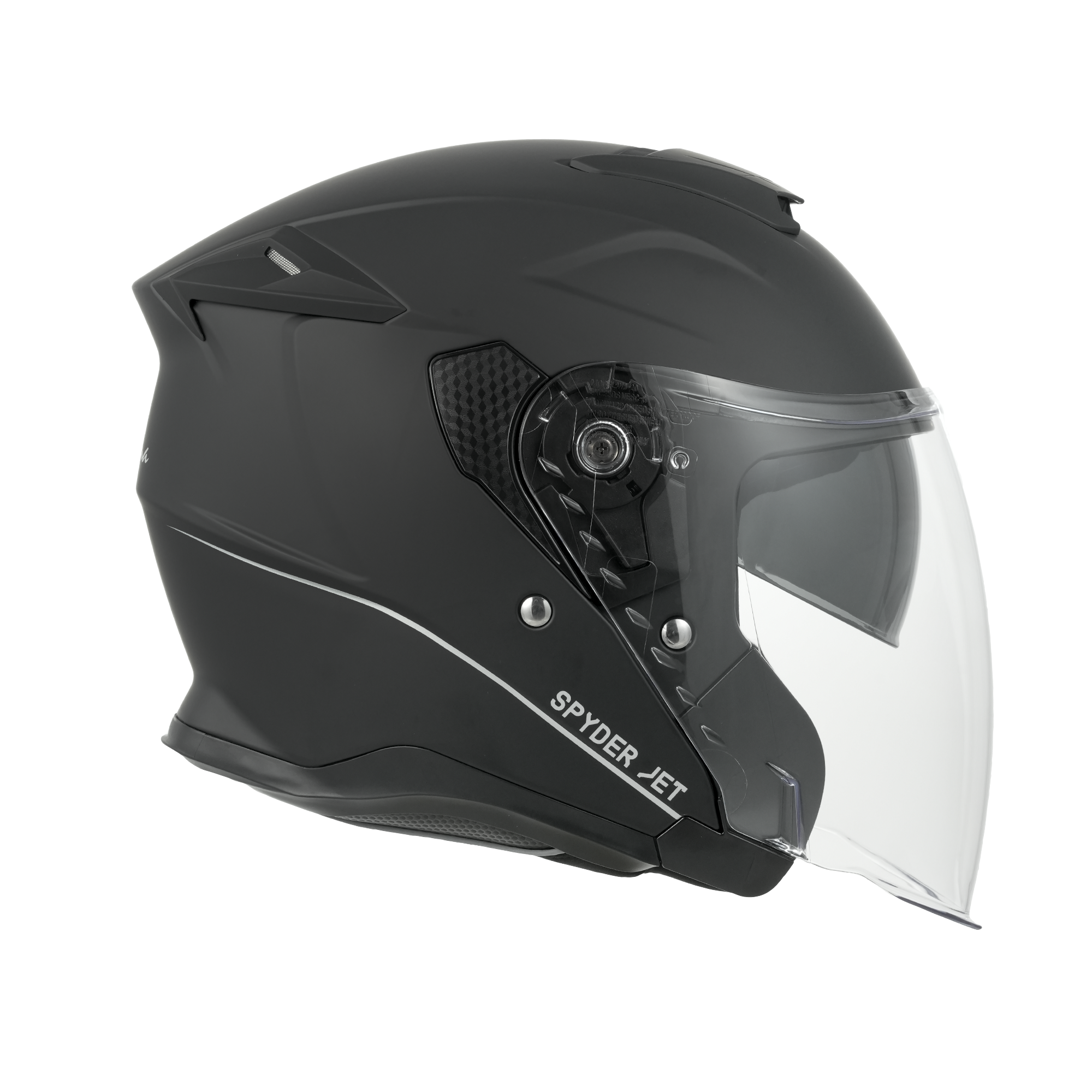 D.O.T. & ECE Daytona Spyder Jet- Dull Black