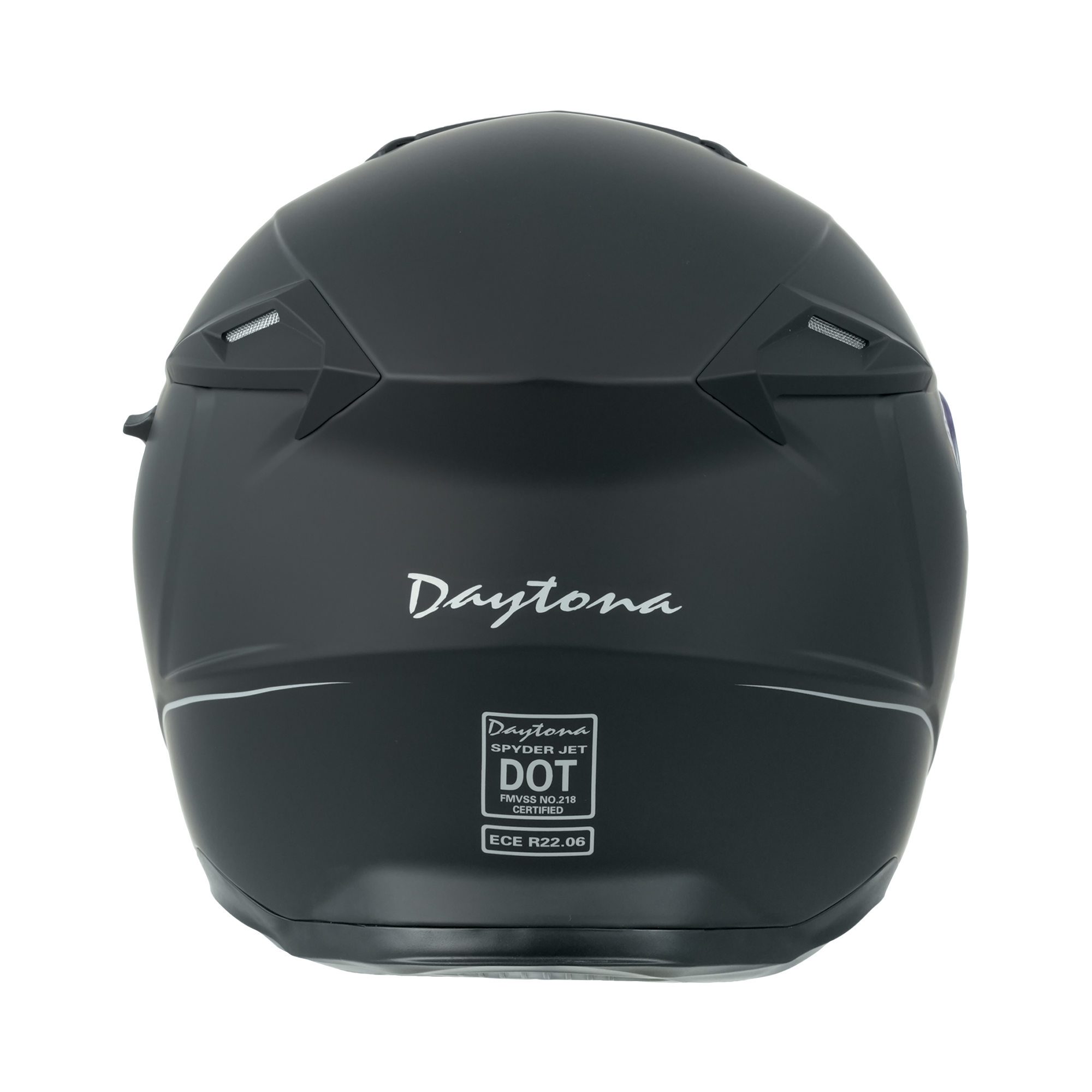 D.O.T. & ECE Daytona Spyder Jet- Dull Black