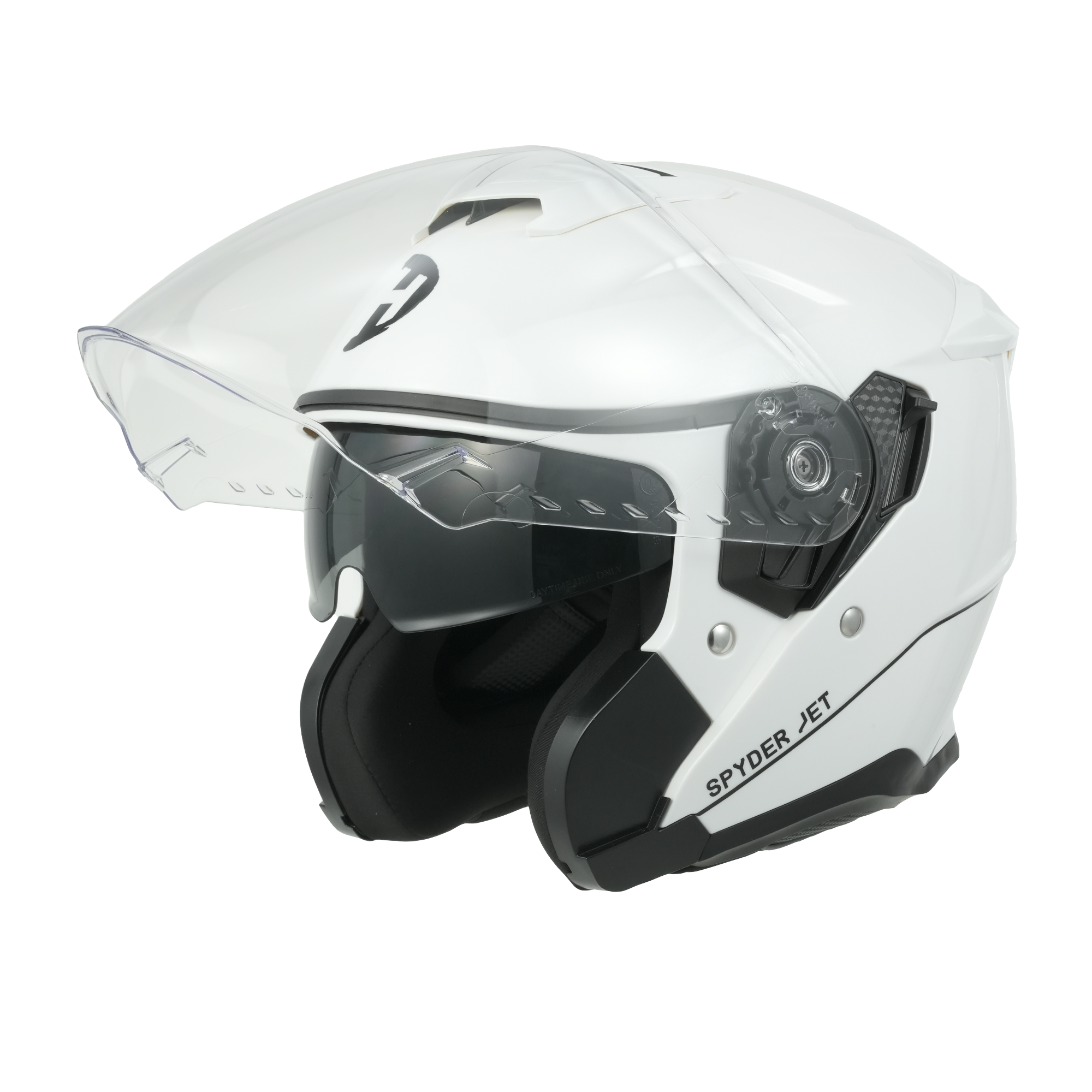 D.O.T. & ECE Daytona Spyder Jet- Hi-Gloss White