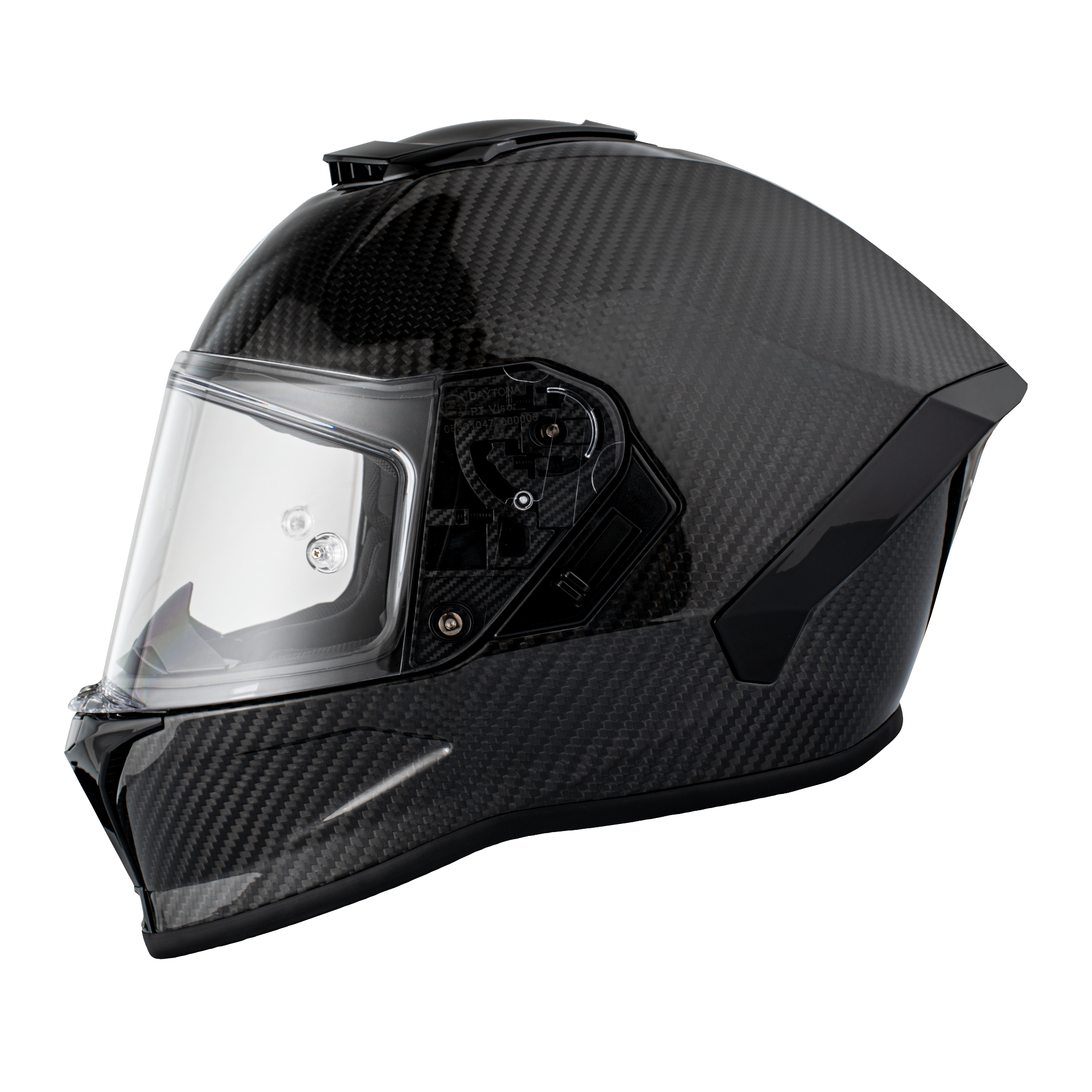 D.O.T. & ECE Daytona Viper- Grey Carbon Fiber
