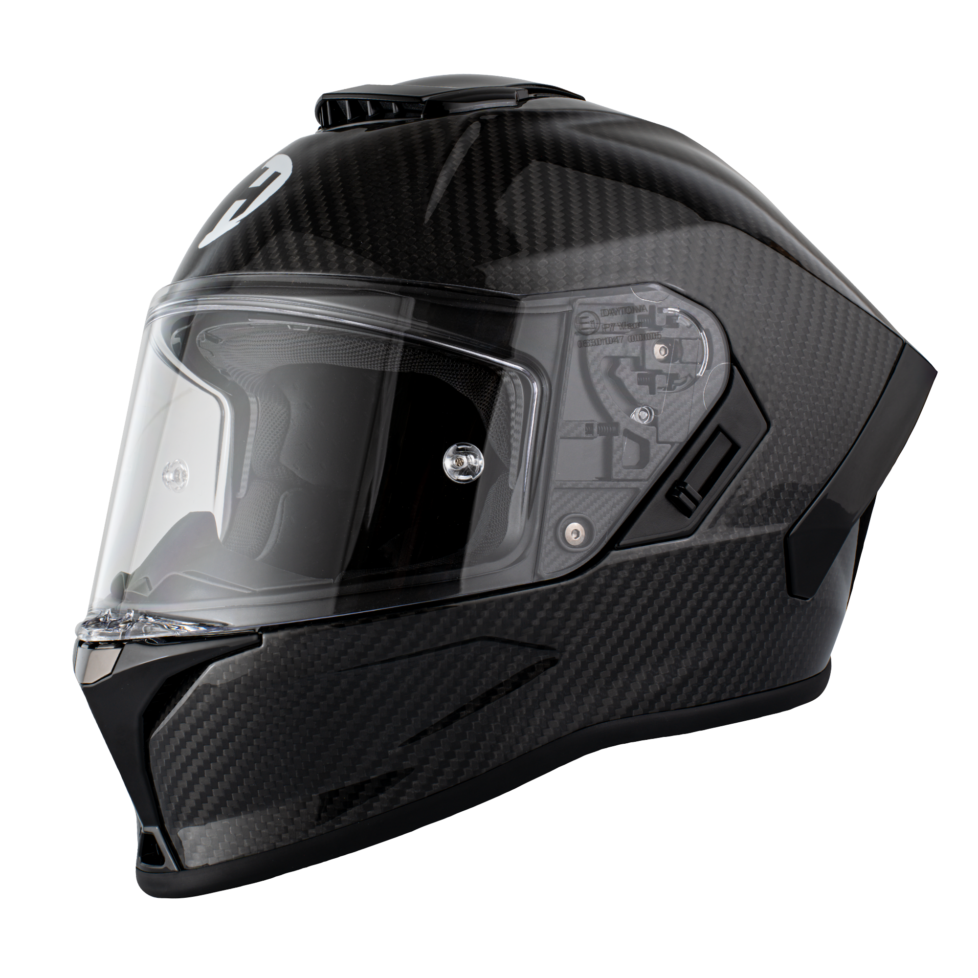 D.O.T. & ECE Daytona Viper- Grey Carbon Fiber