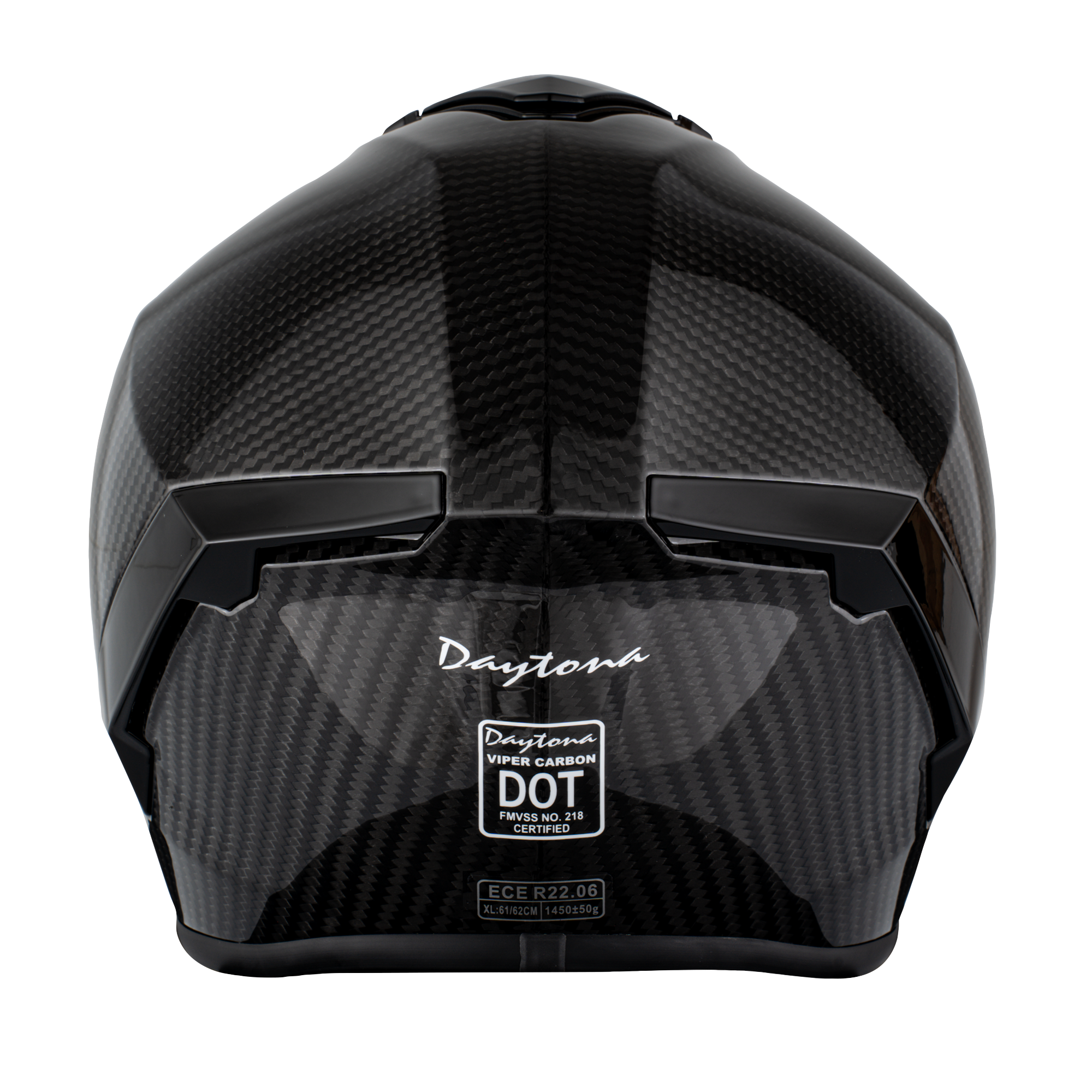 D.O.T. & ECE Daytona Viper- Grey Carbon Fiber