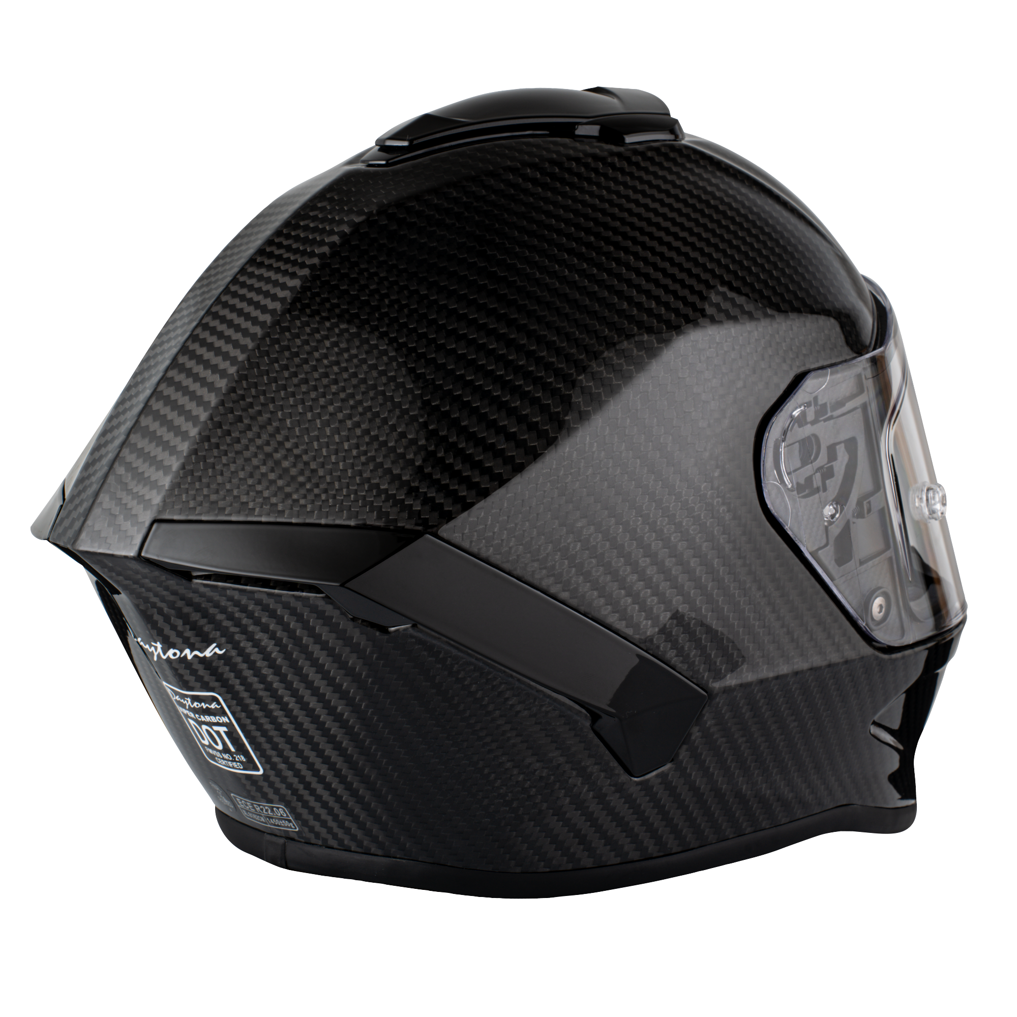 D.O.T. & ECE Daytona Viper- Grey Carbon Fiber