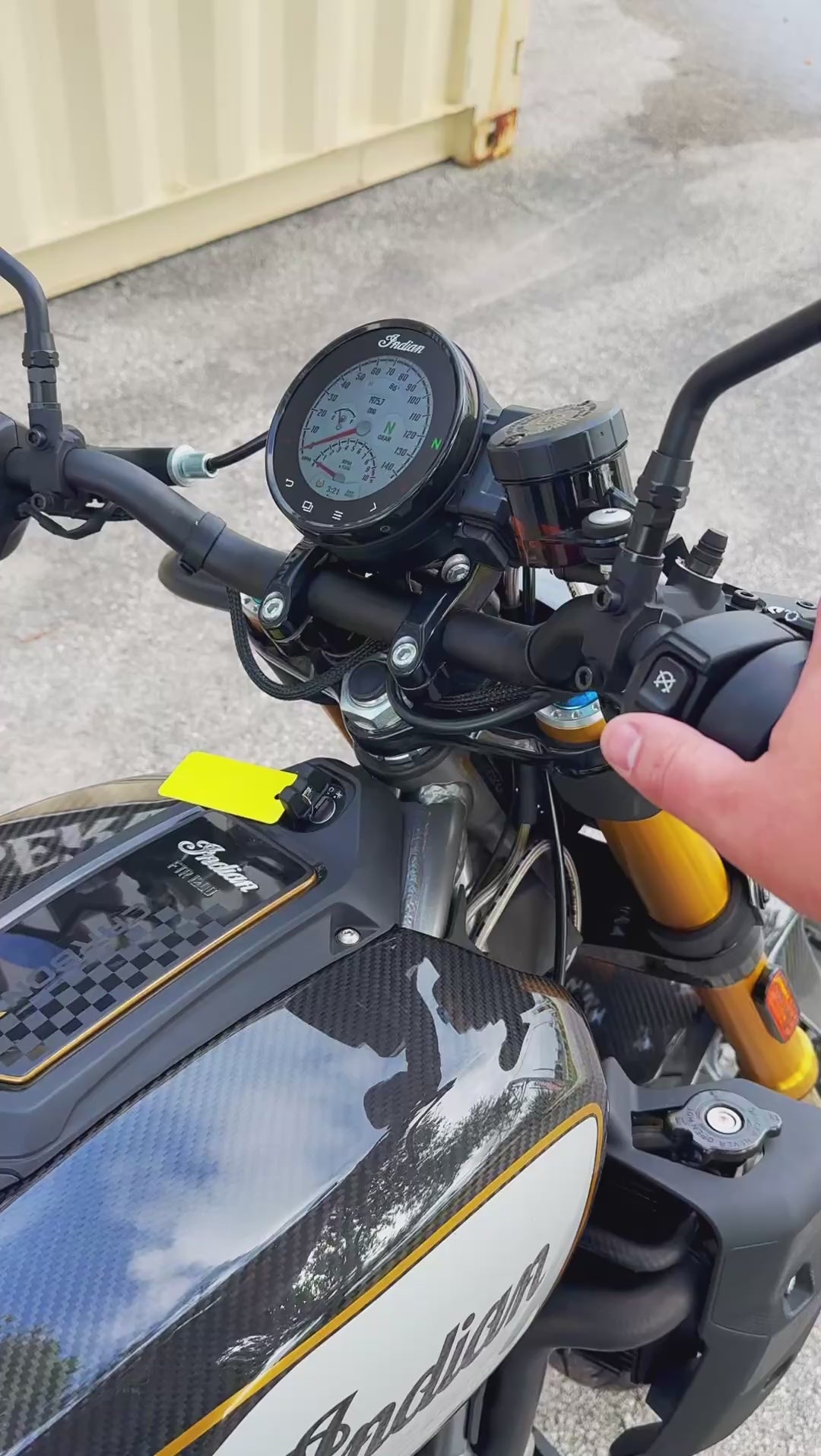 Load video: 2023 Indian FTR Carbon R